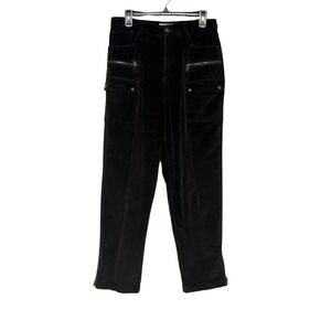David N Sport Y2K Velour Cargo Pants Women's Sz 10 Indie Retro Grunge Streetwear